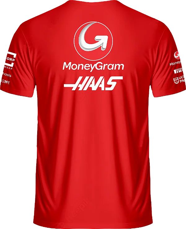 Camisa da Equipe Haas F1 2025