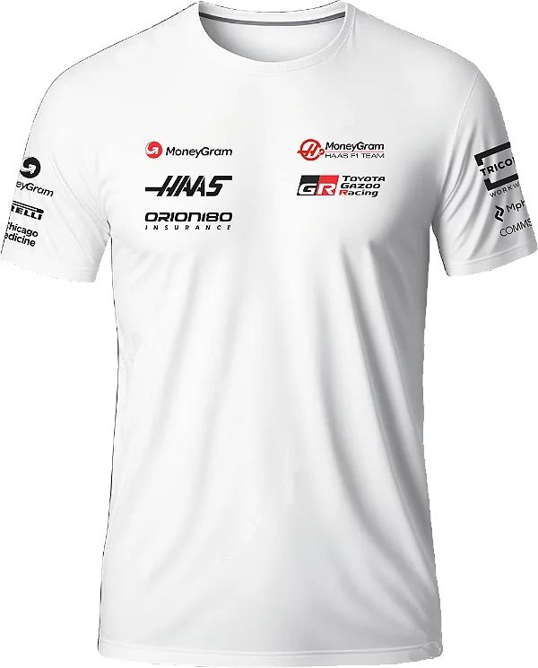 Camisa da Equipe Haas F1 2025
