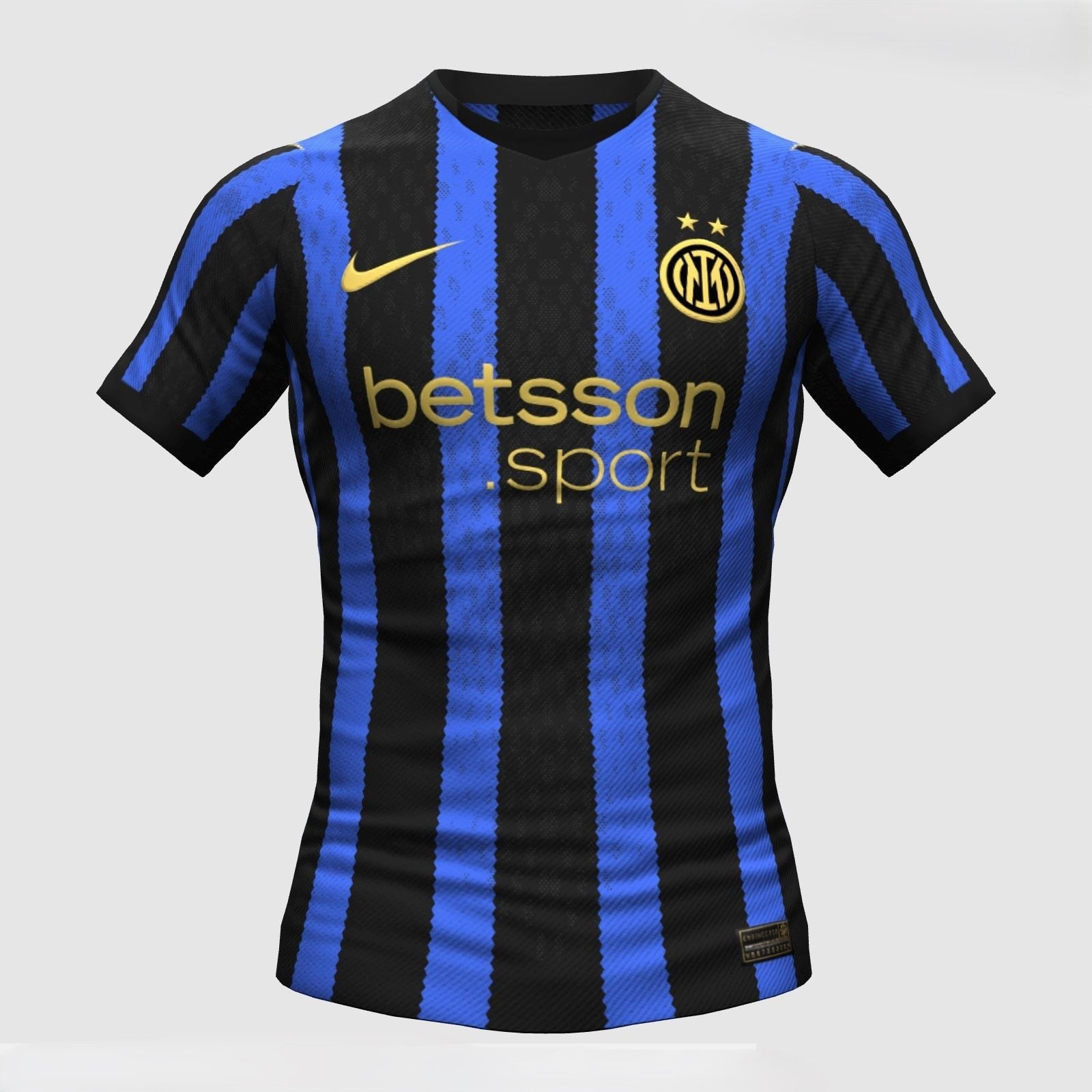 Inter Home Shirt 2026/27 - With Badge and Serie A Patch