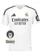Camisa Home Real Madrid 2024/25 – Com Patch UCL 15