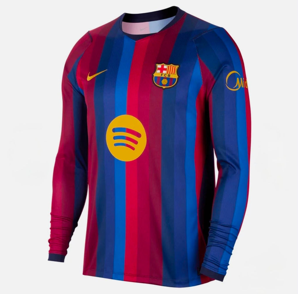 FC Barcelona Home Shirt 2026/27 - Long Sleeve