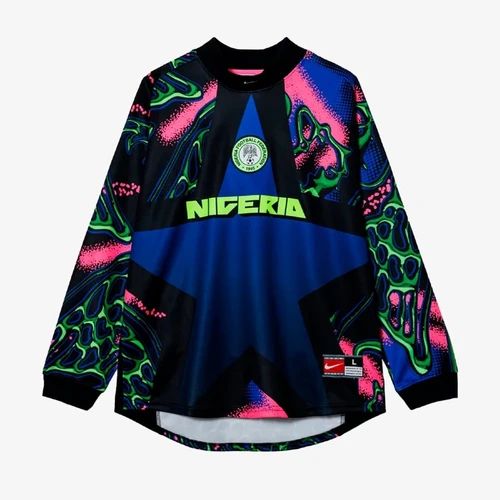 Nigeria Blue Volt Torwarttrikot 2026/27 - Langarm