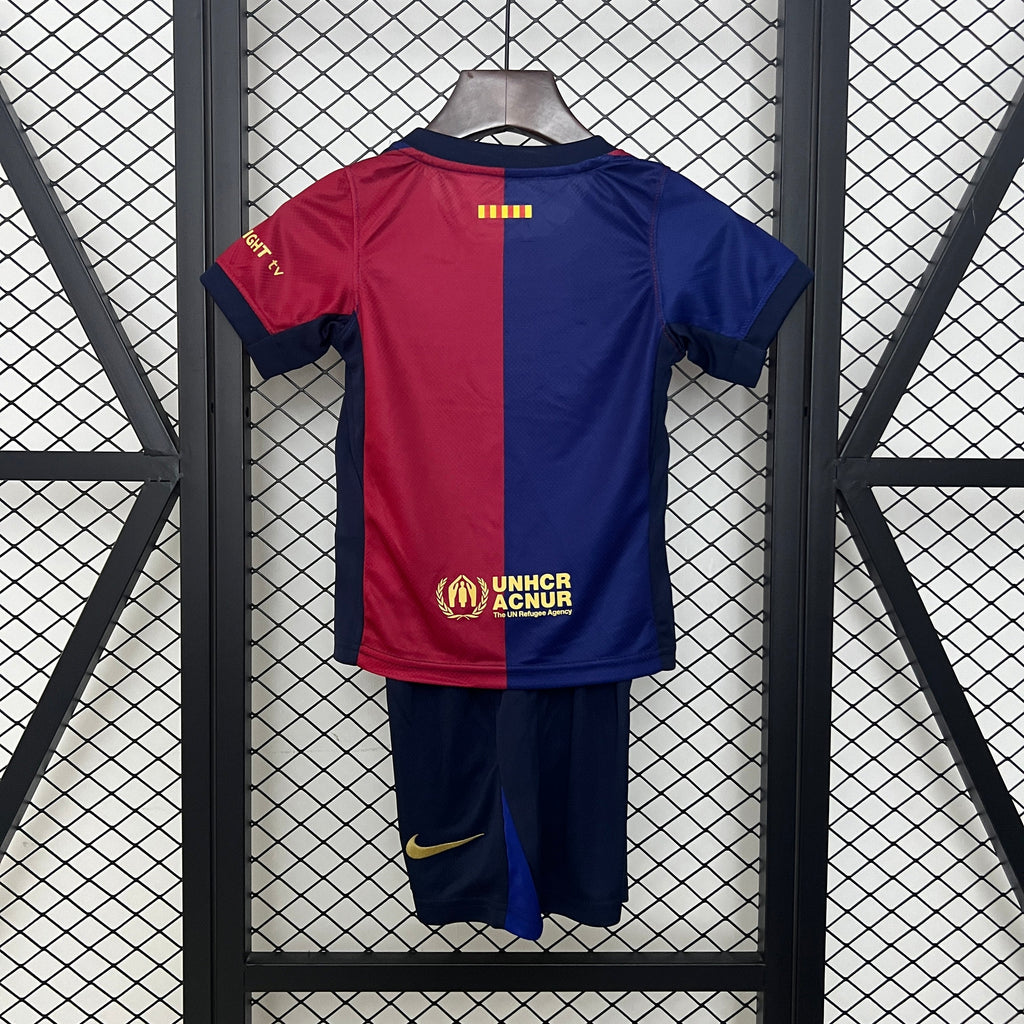 Uniforme Casa FC Barcelona 2024/25 - Infantil