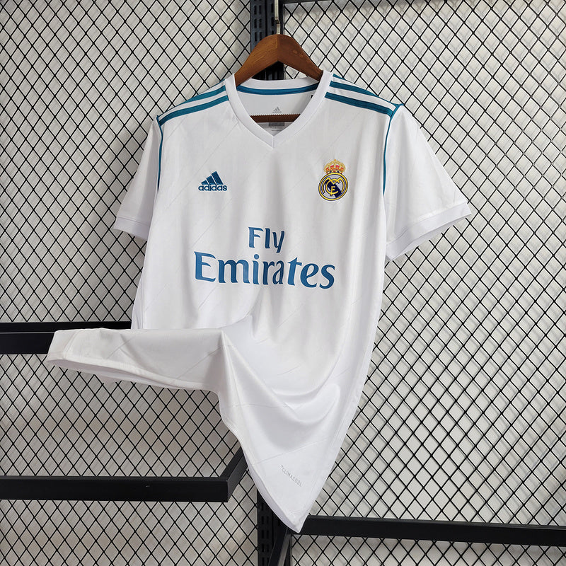 Camisa Retrô Real Madrid Away 2017 - Com Patch UCL