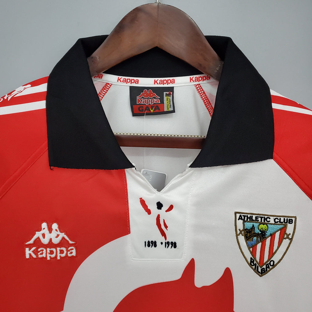 Camisa Retrô Athletic Club Bilbao 1997