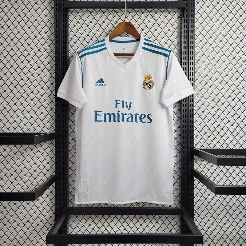 Camisa Retrô Real Madrid Away 2017 - Com Patch UCL