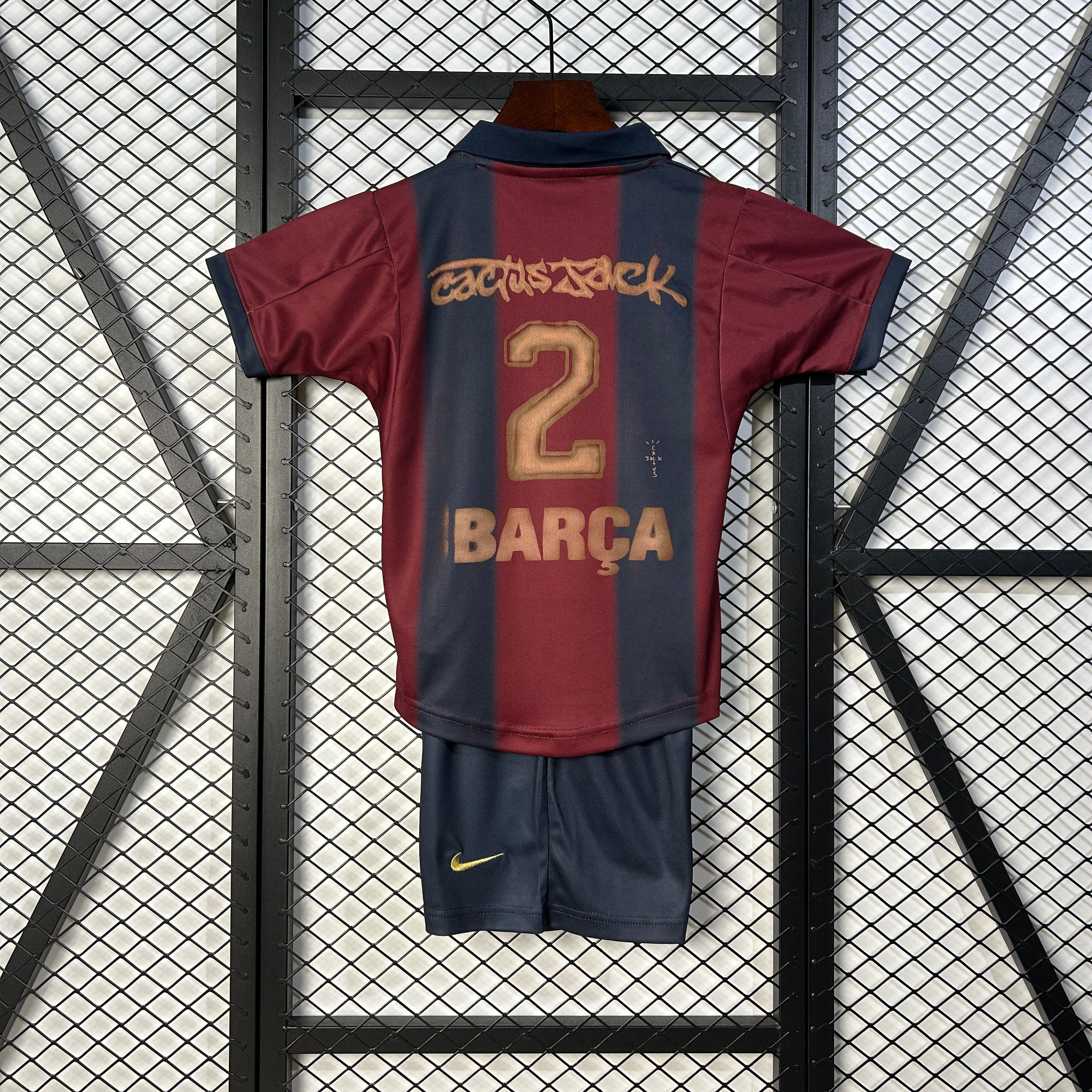 FC Barcelona x Travis Scott Uniforme 2025/26 - Infantil