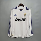 Camisa Manga Longa Real Madrid 10/11 Adidas - Branco - DA Sports Oficial