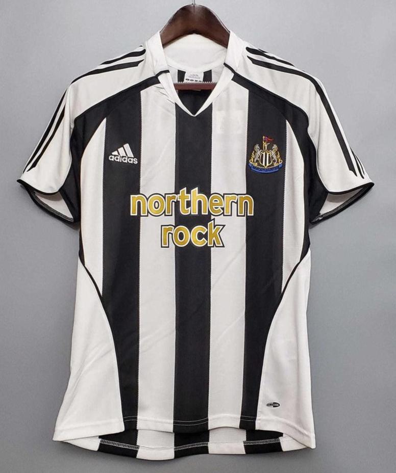 Camisa Newcastle Retrô 2005/2006 Preta e Branca - Adidas - DA Sports Oficial
