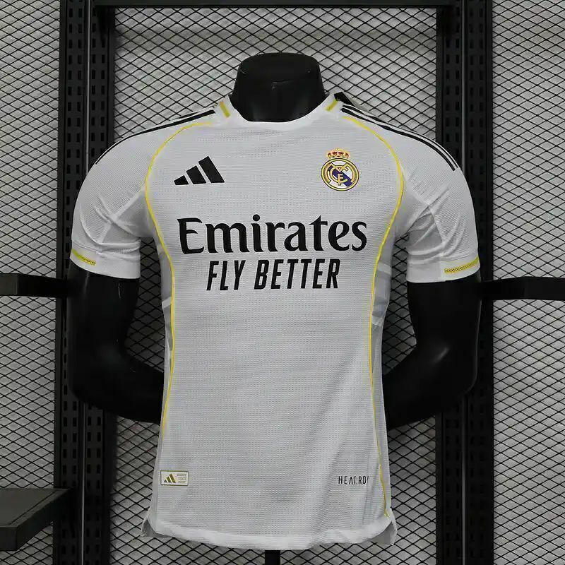 Camisa Casa Real Madrid 2025/26 - Versão Jogador