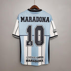 Camisa Seleção Argentina Retrô 2001 Azul e Branca- Fila - DA Sports Oficial
