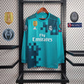 Camisa Retrô Real Madrid 2017 Manga Longa - Com Patch UCL