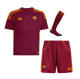 Uniforme AS Roma Home 2025/26 - Infantil (com Meias)